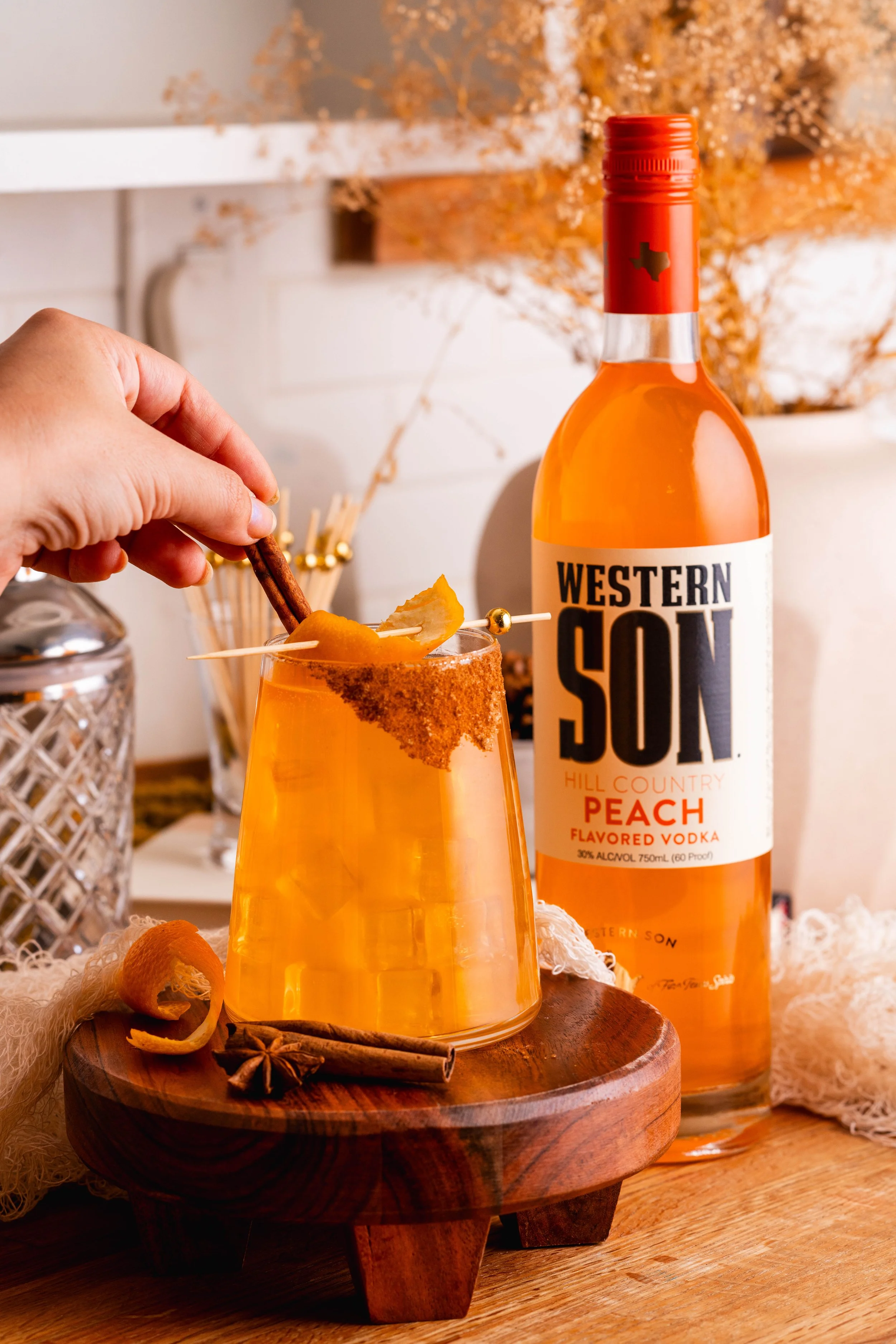 Western Son Peach Vodka — Western Son Distillery